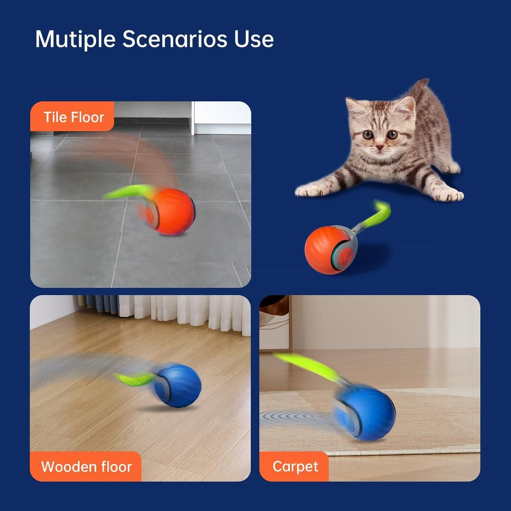 Smart Rolling Ball – The Ultimate Fun for Dogs & Cats 🐾