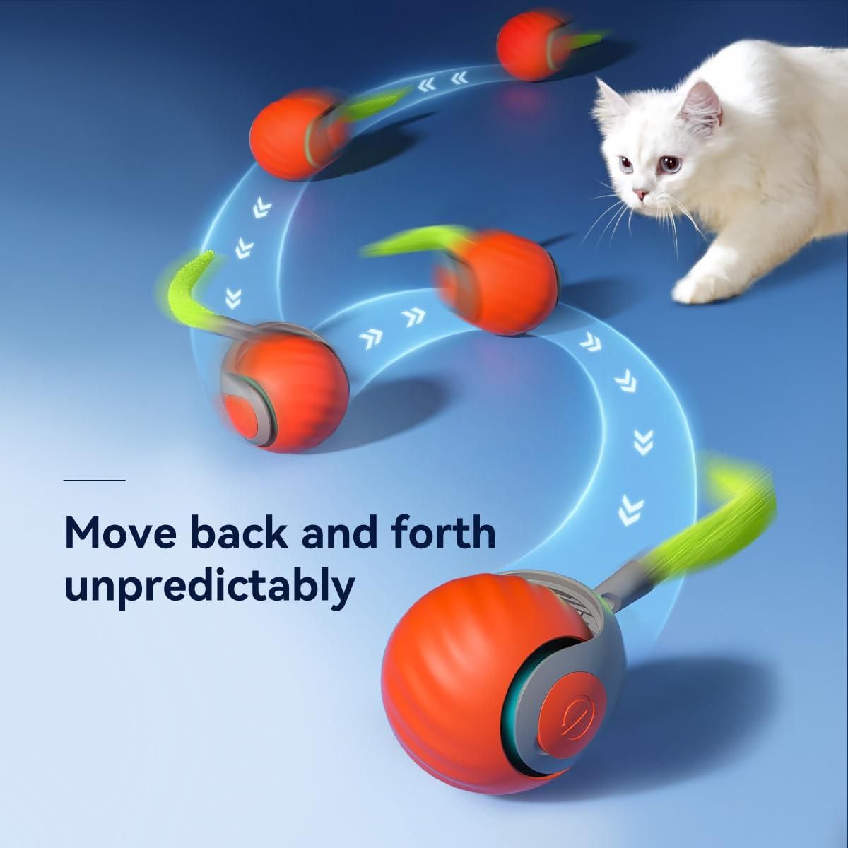 Smart Rolling Ball – The Ultimate Fun for Dogs & Cats 🐾